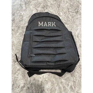 Thirty-One Black Journey Backpack Insulated Cooler Area Multiple Pockets MARK